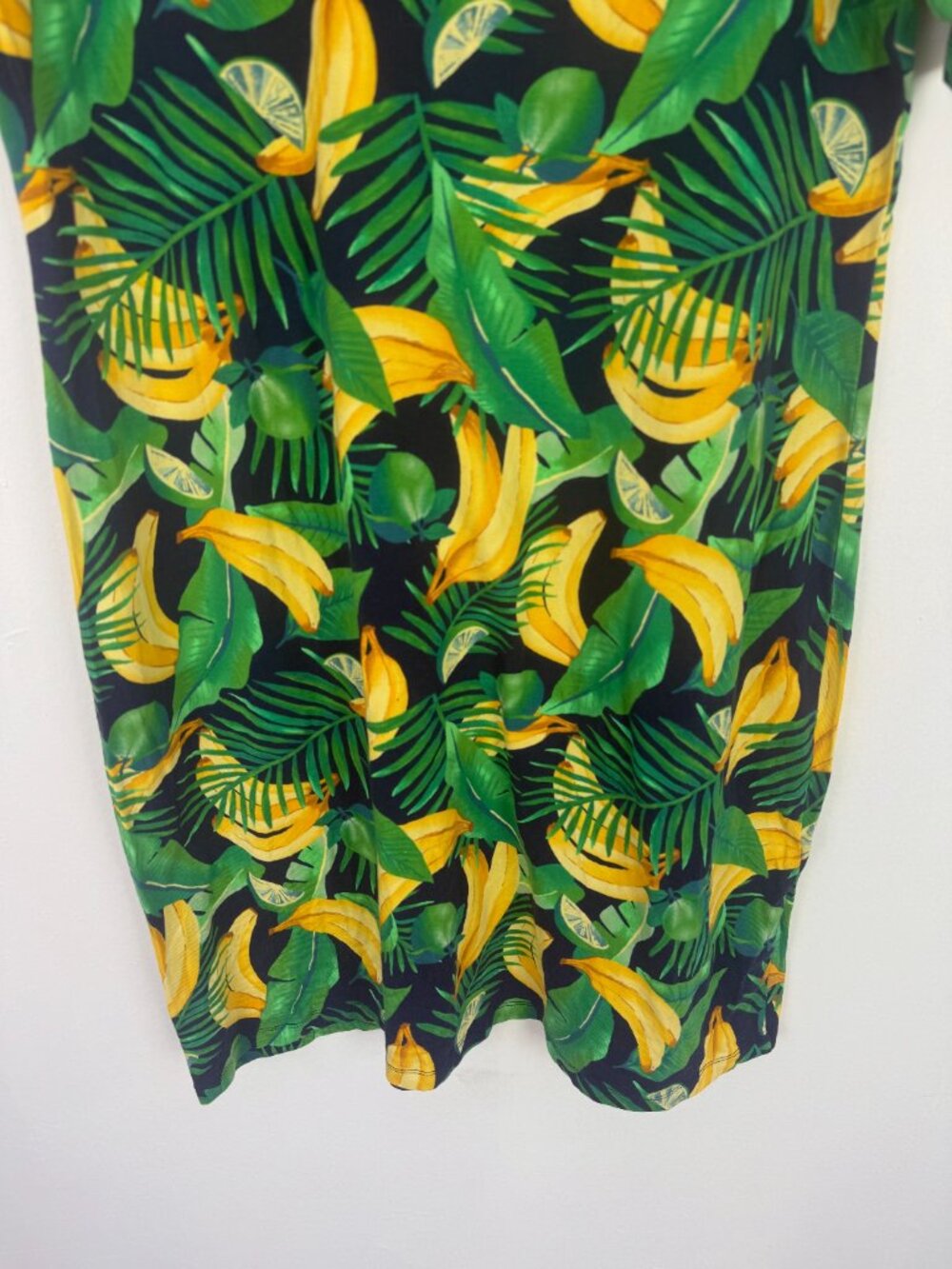 NWT Old Navy Tropical Banana Palm Leaf Print T-Shirt Dress Short Sleeve Size XL - Picture 10 of 10